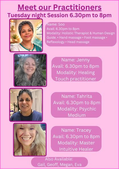 Cairns Tuesday Night Healers and Readers